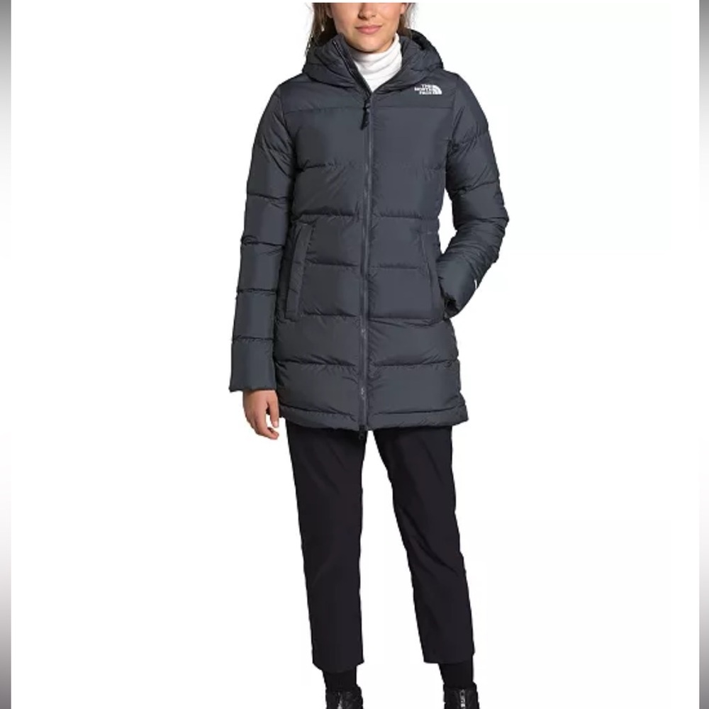 The North Face Women's Gray Gotham parka Snow Jacket XS